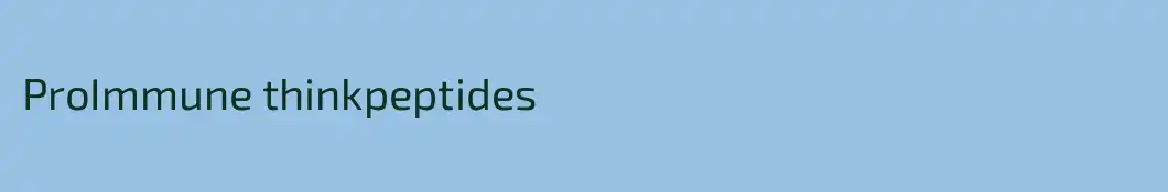 ProImmune thinkpeptides
